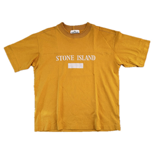 Stone Island 2018 Reflective Print Cotton Jersey T-Shirt - L