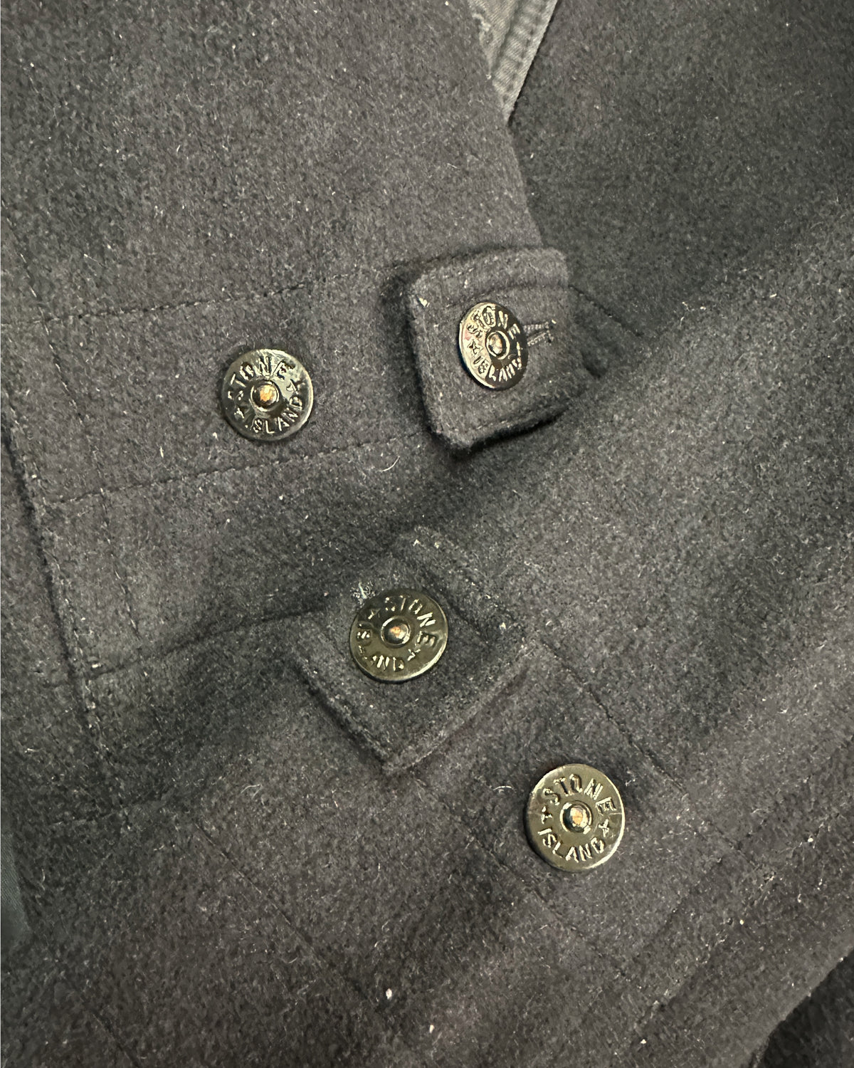 Stone Island 2013 Panno Speciale Wool Coat - XL - Made in Italy