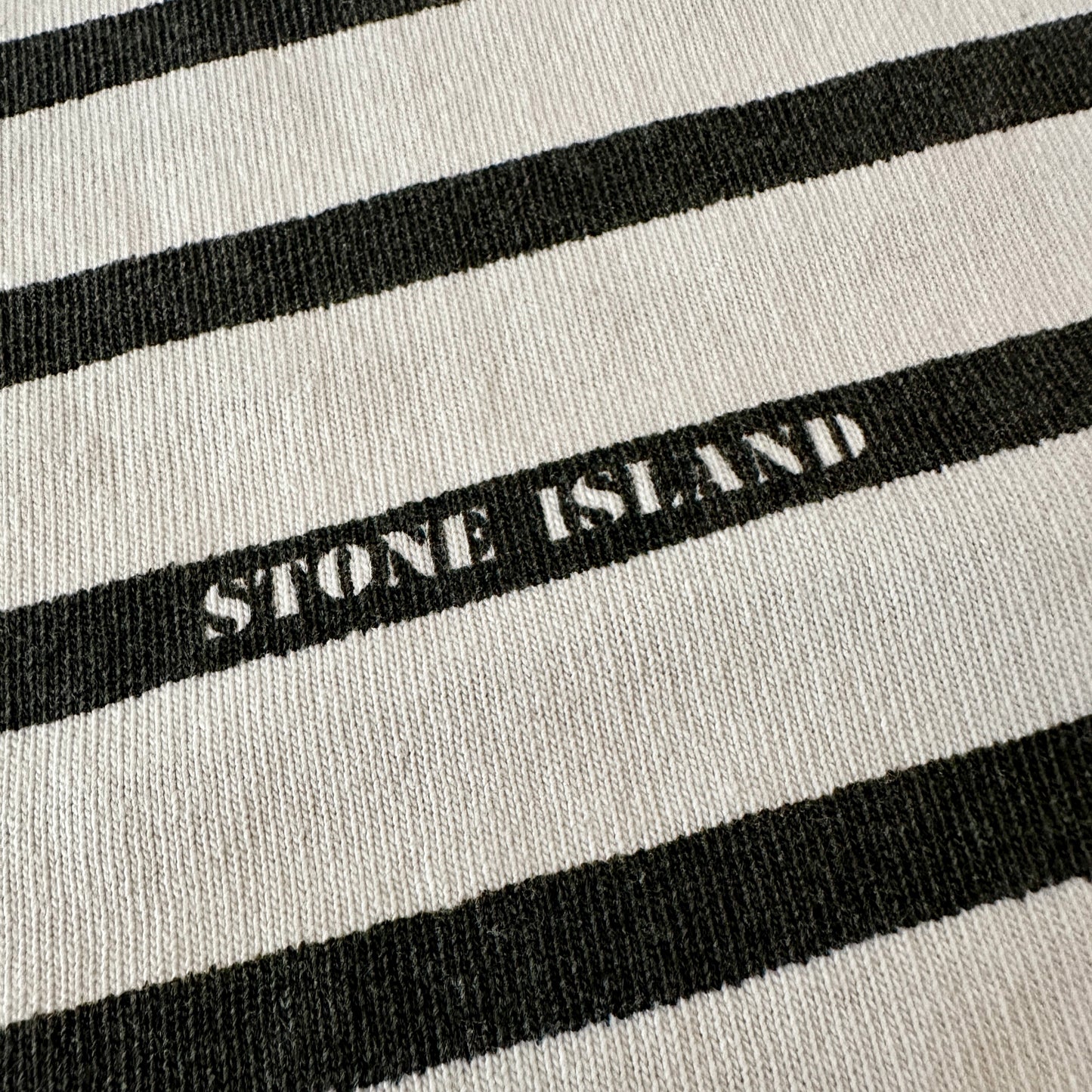 Stone Island 80s Vintage Japan Striped  T-Shirt - XL - Made in Italy