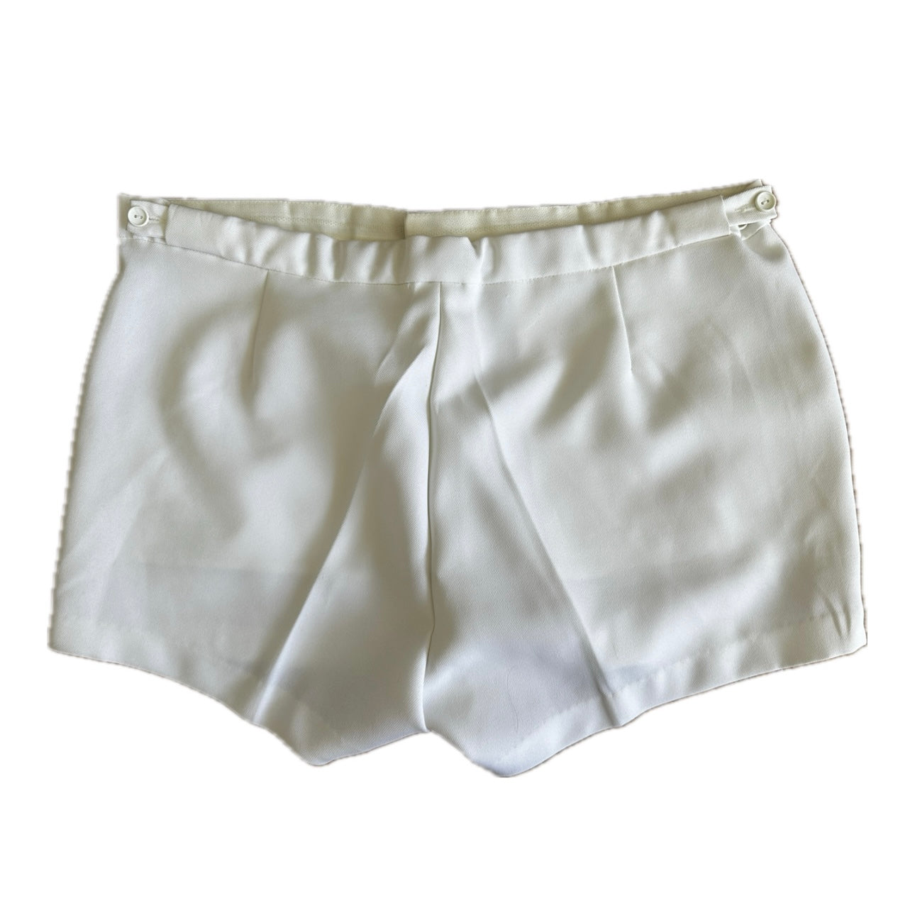 Bavarra 80s Vintage White Tennis Shorts - XL - Made in Italy