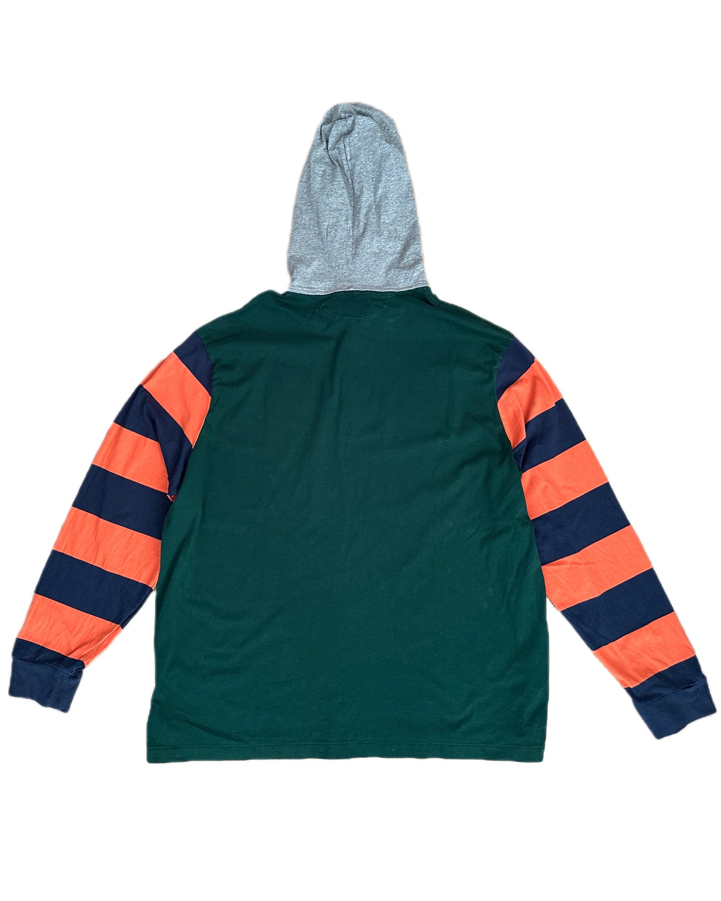 Polo Ralph Lauren 90s Retro Bleecker Cup Hooded Longsleeve Shirt - XXL
