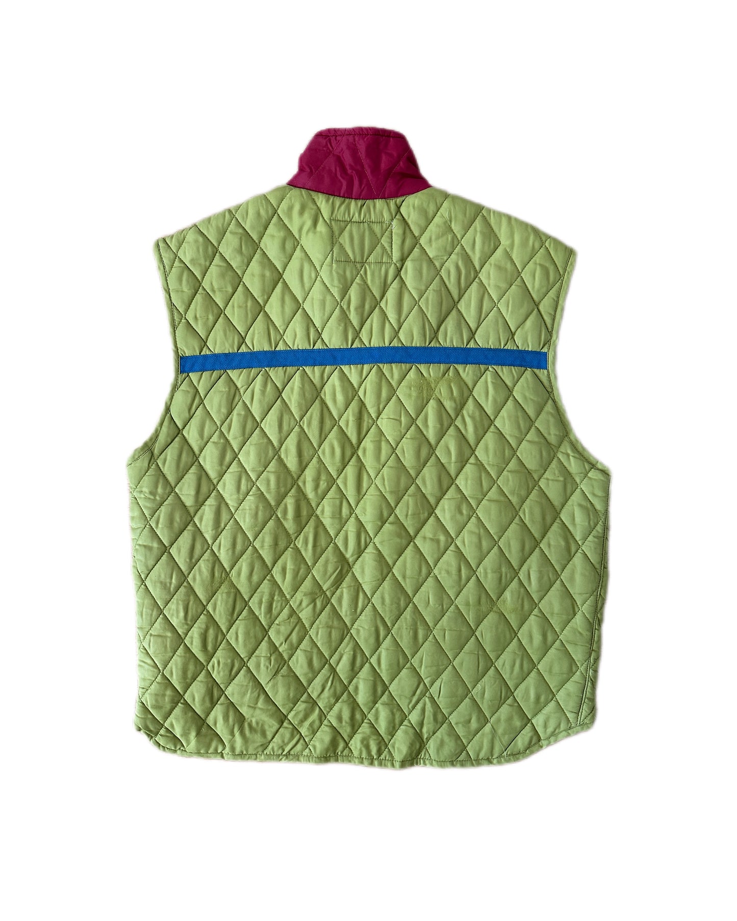 American System 1986 Vintage Quilted Vest - XL - Made in Italy