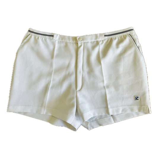 Campagnolo 80s Vintage White Tennis Shorts - XL - Made in Italy