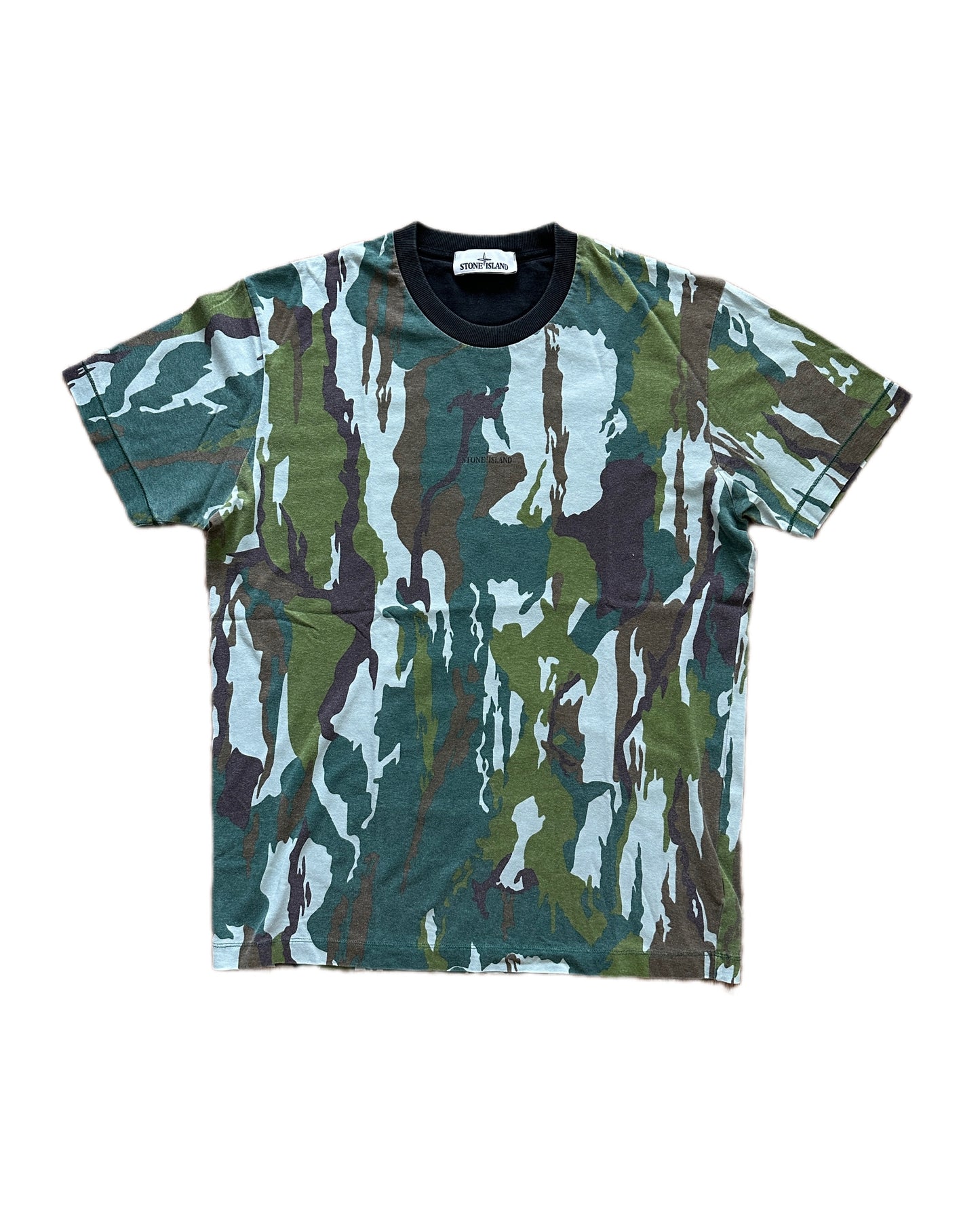 Stone Island 2015 Flowing Camo T-Shirt - L - Made in Italy