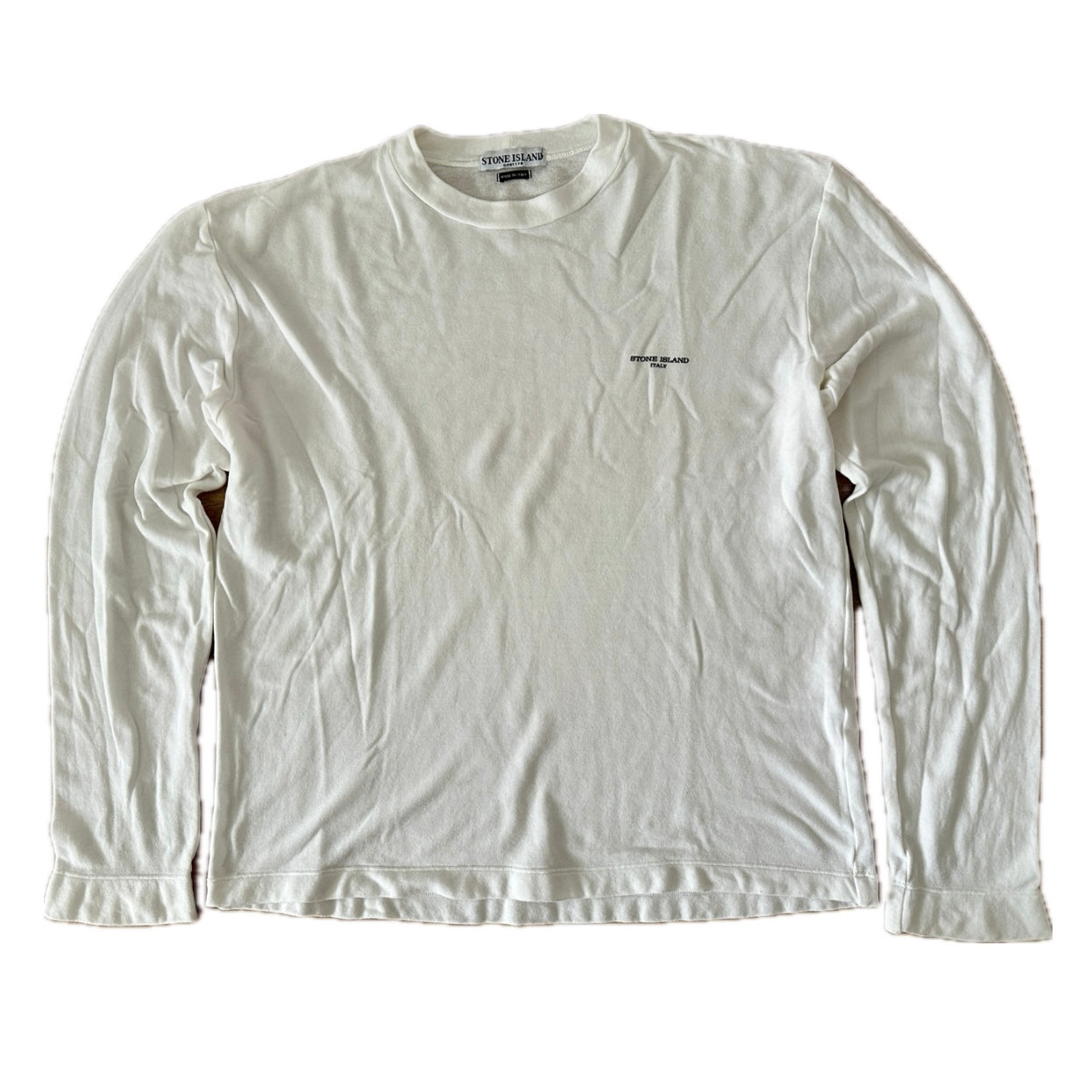 Stone Island 2005 Soft Cotton Longsleeve Sweatshirt - L - Made in Italy