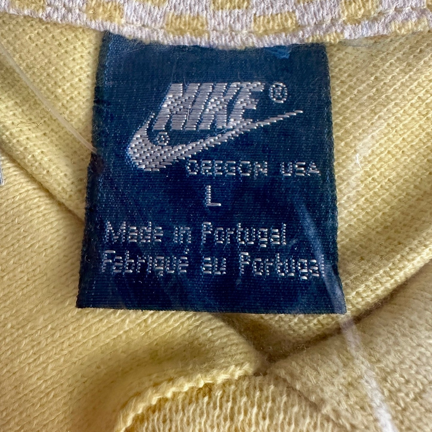 Nike 1986 Tennis Cotton Pique Polo Shirt - L - Made in Portugal