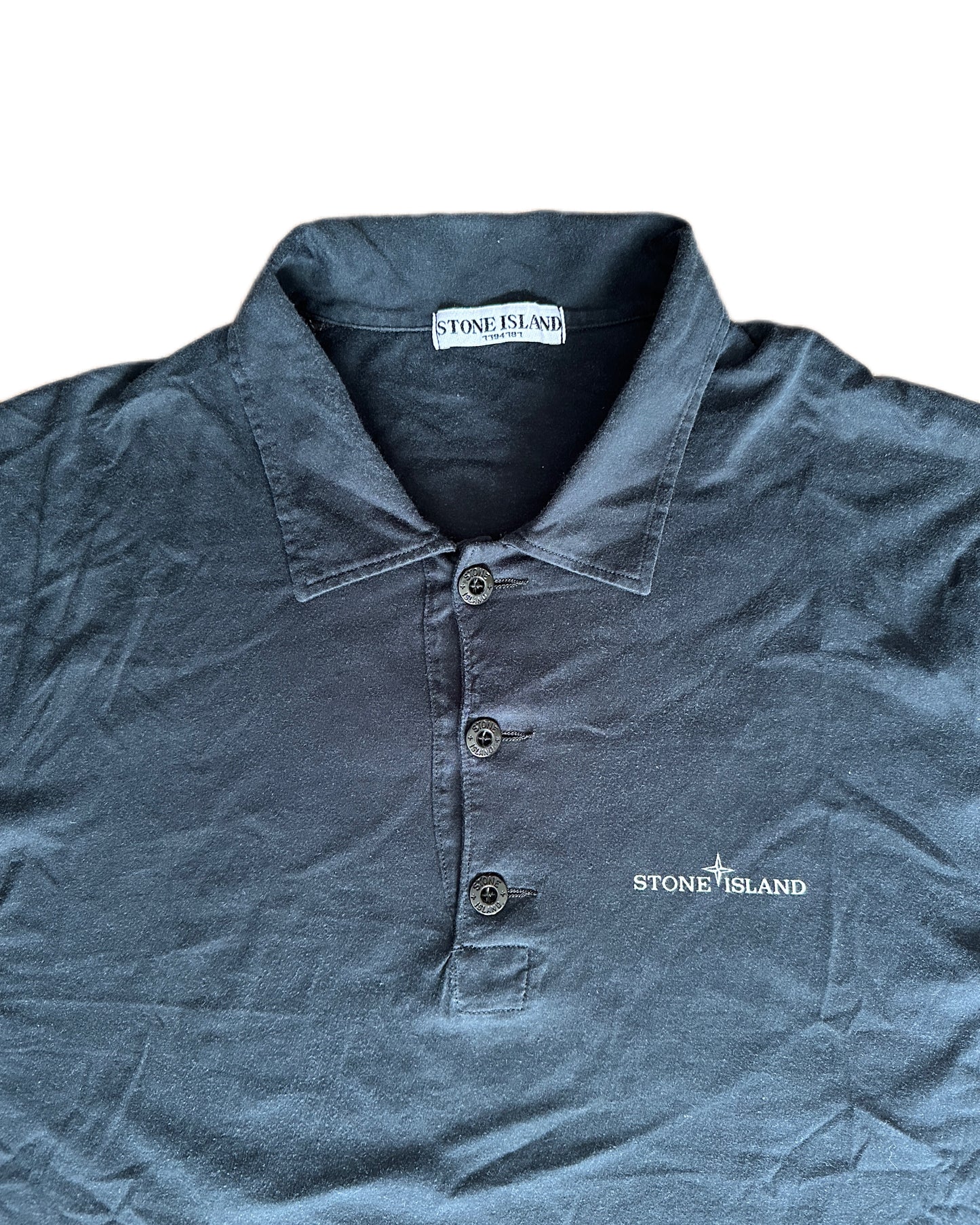 Stone Island 2008 Cotton Polo Shirt - 3XL (fits XL(XXL) - Made in Italy