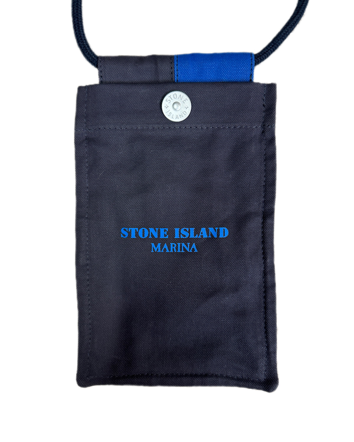Stone Island Marina 2024 Plated Cotton Canvas Pouch Bag