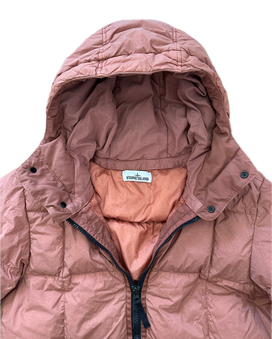 Stone Island 2019 Garment Dyed Down Puffer Jacket - L