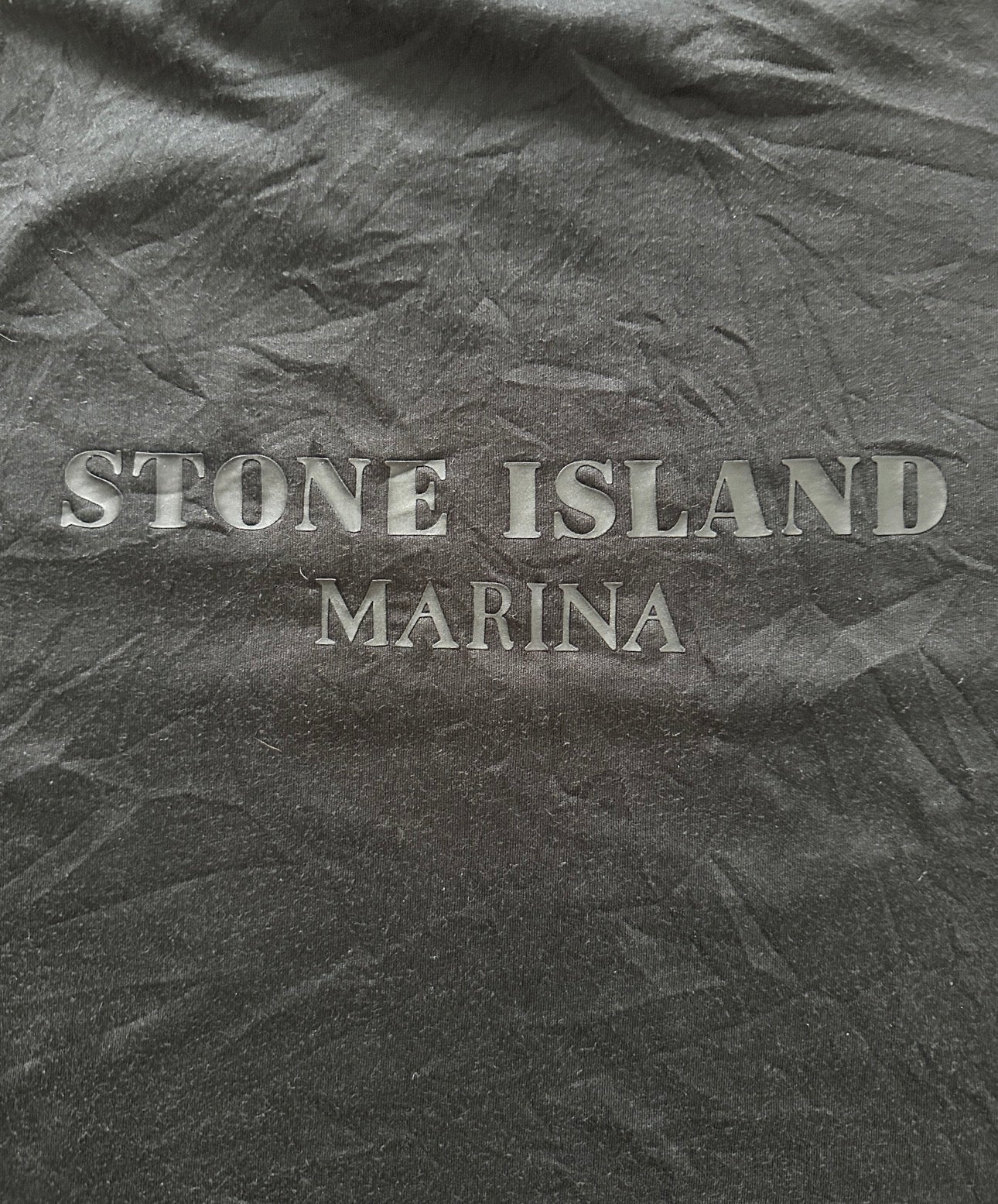 Stone Island Marina 2022 Seaqual Cotton Jersey Black T-Shirt 2022 - XL