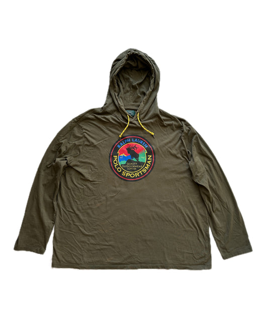 Polo Ralph Lauren Sportsman Hooded Longsleeve Shirt - XXL