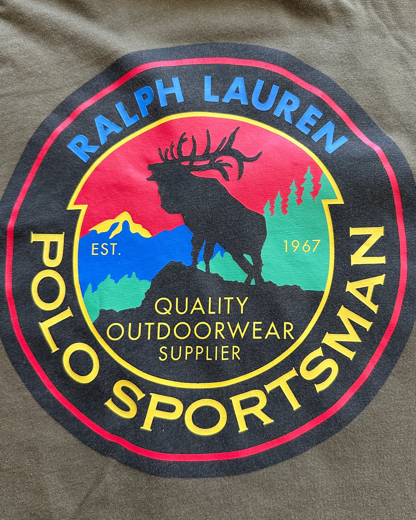 Polo Ralph Lauren Retro 90s Sportsman Hooded Longsleeve Shirt - XXL