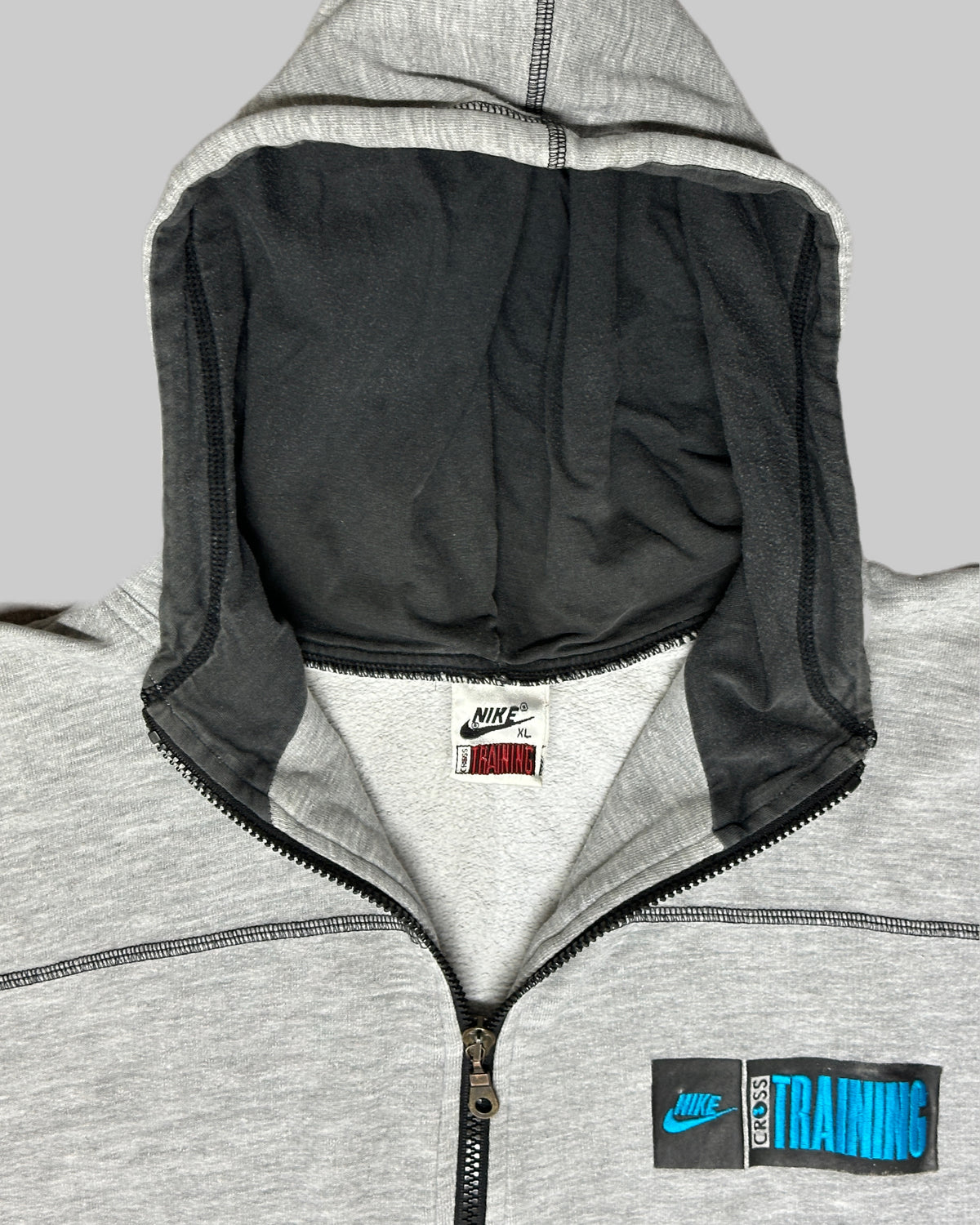 Nike Cross Training 1991 Vintage Hooded Zip Sweatjacket - XL