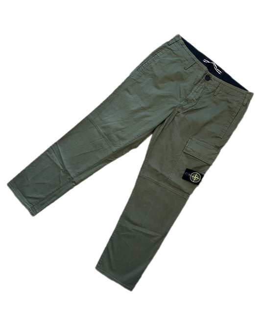 Stone Island 2021 Khaki Cargo Pants - W31 - Made in Italy