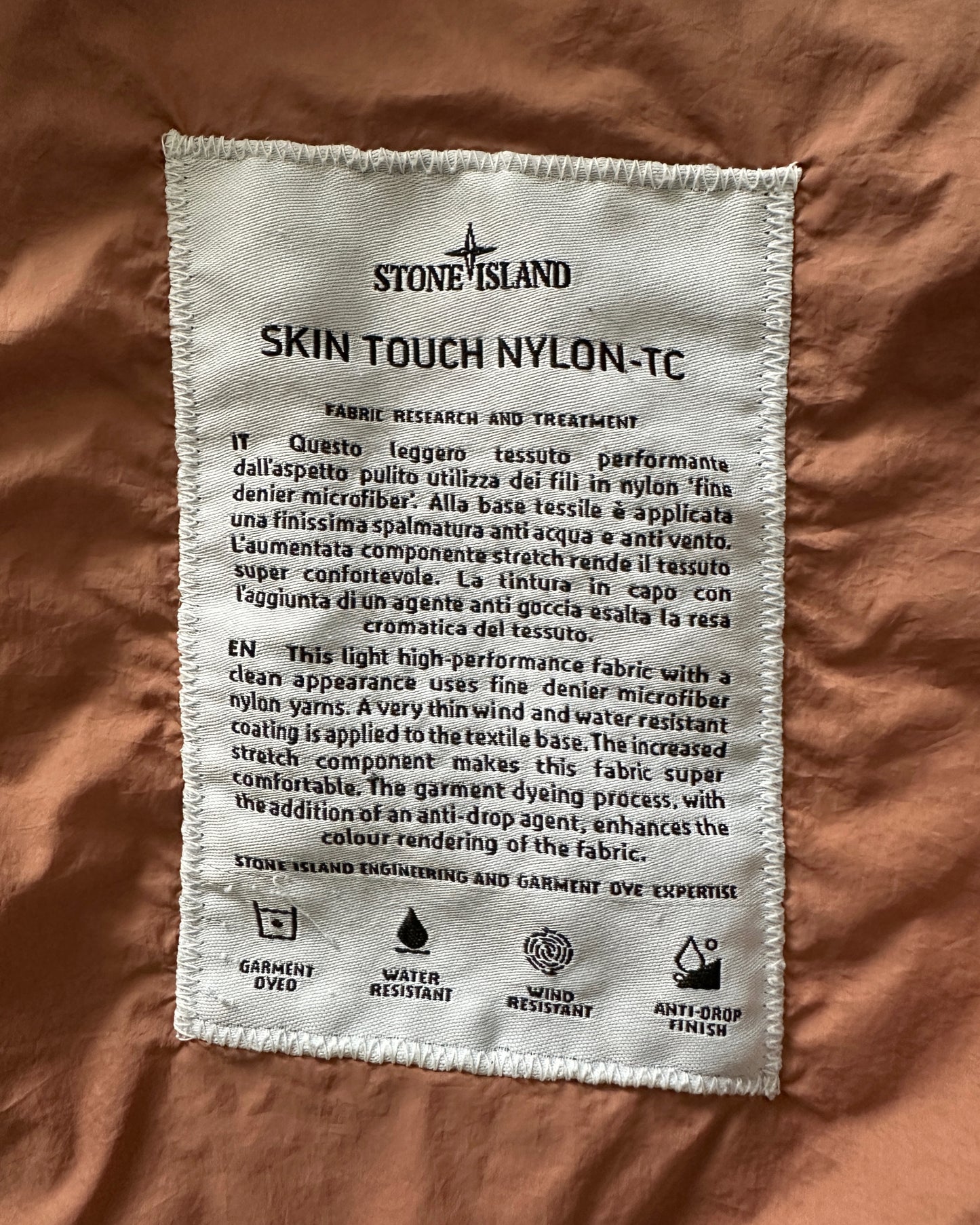 Stone Island 2021 Skin Touch Nylon-TC Jacket - L