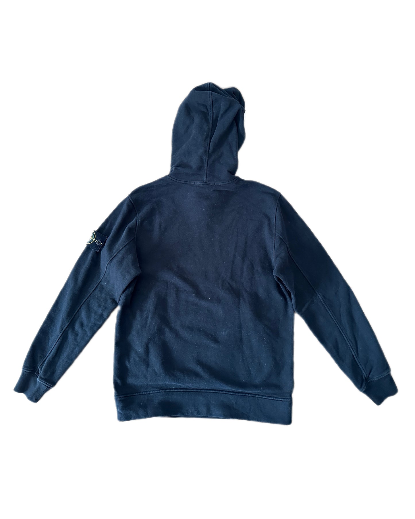 Stone Island 2021 Black Hooded Sweatshirt - S
