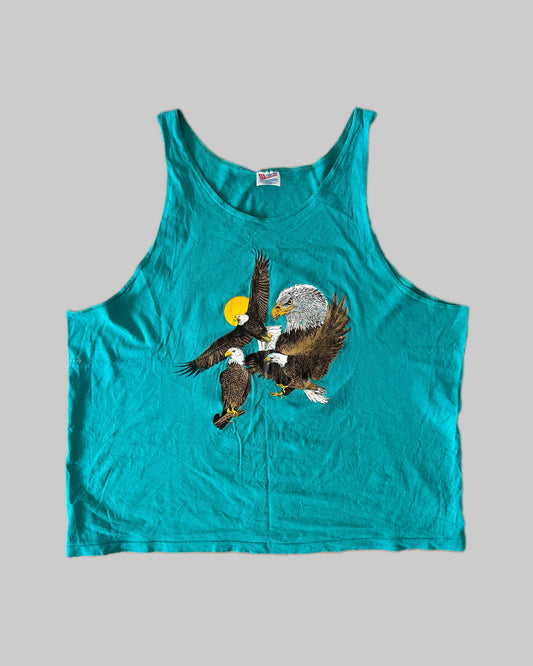 USA Vintage 80s Bald Eagle Tank Top - XXL - Made in USA