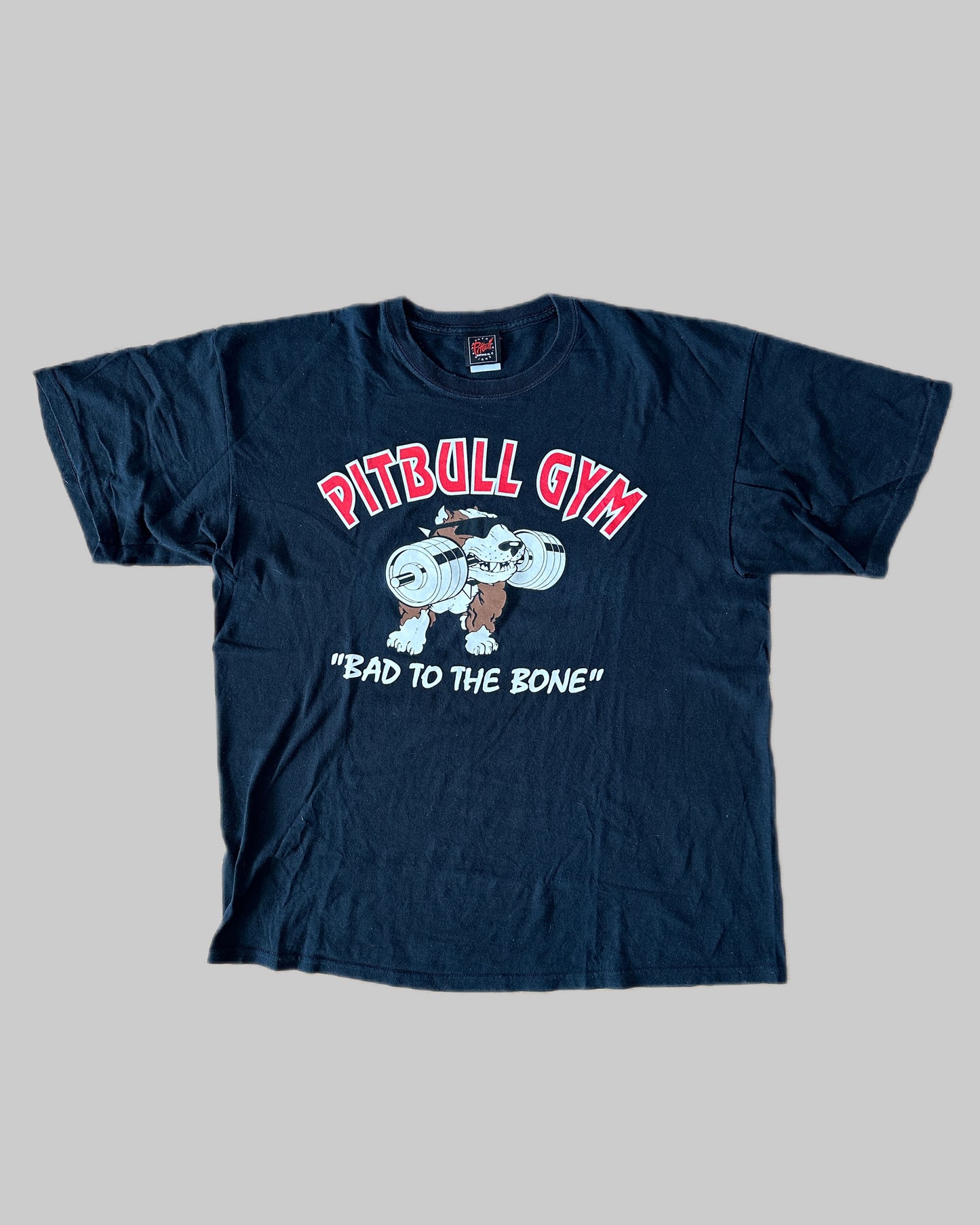 Pitbull Gym 80s Logo Retro T-Shirt - XL