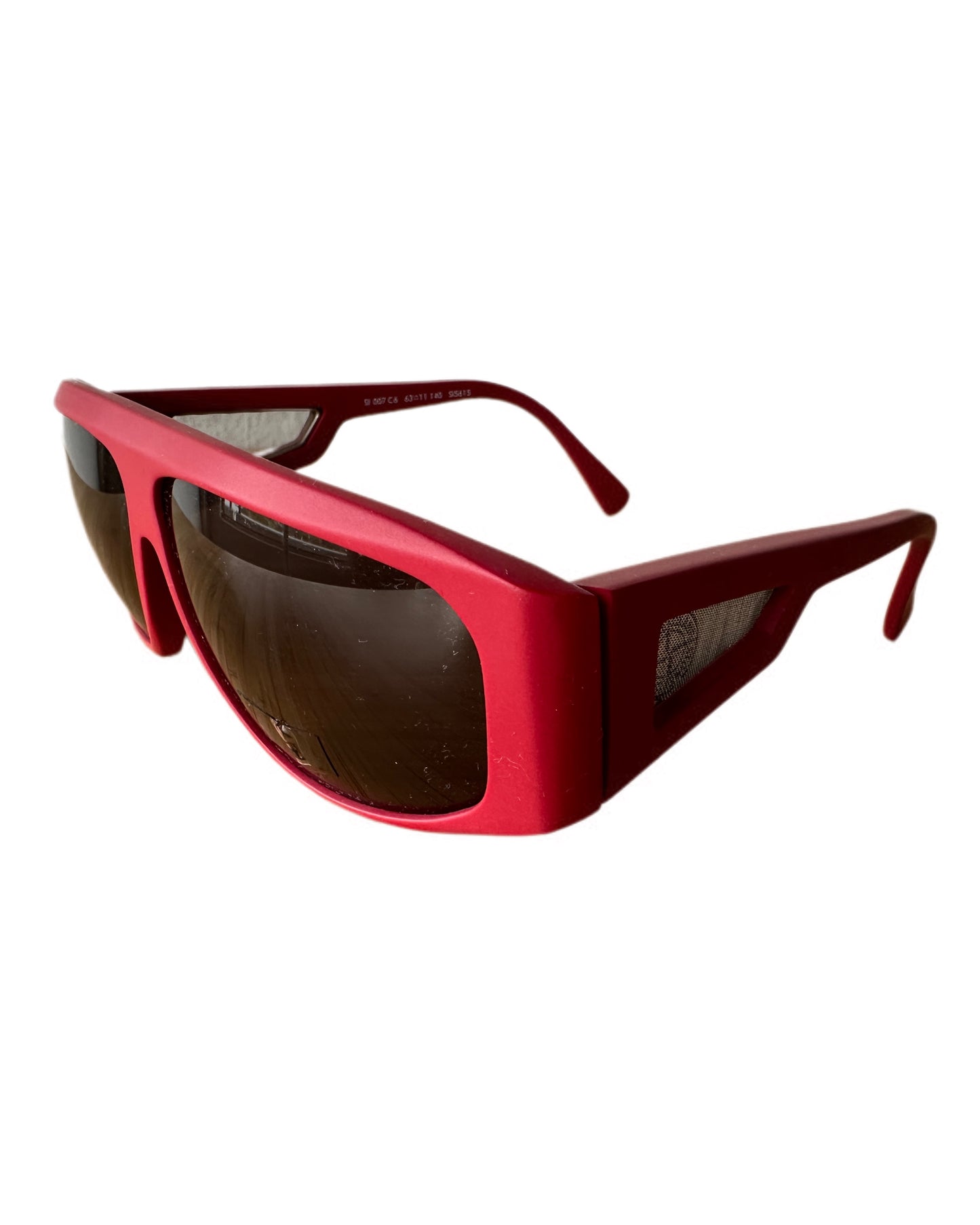 Stone Island 2013 SI 002 Sanded Acetate Bordeaux Zeiss Sunglasses - BNWT - Made in Italy