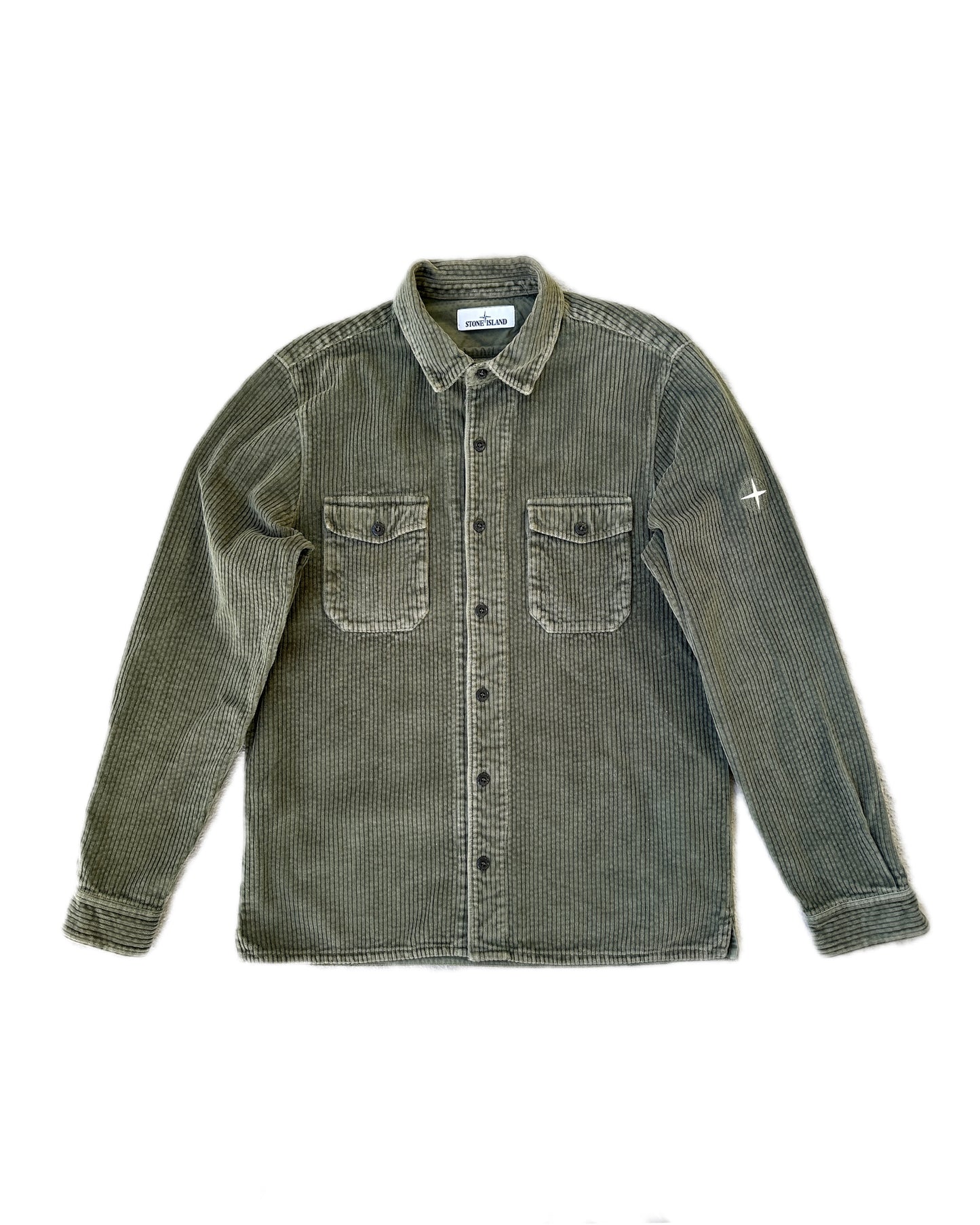 Stone Island 2021 Cotton Corduroy Overshirt - L