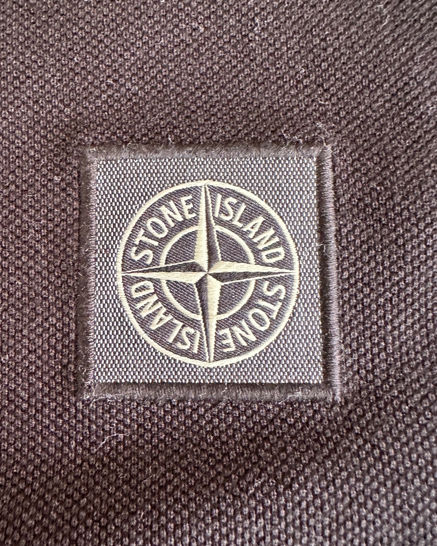 Stone Island 2022 Patch Program Black Polo Shirt - M