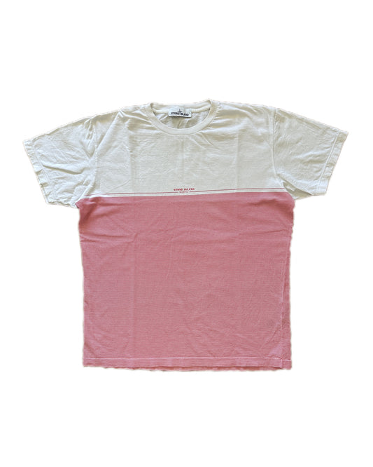 Stone Island Marina 2017 Coral Stripes T-Shirt  - XL -Made in Italy