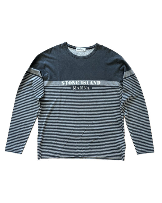 Stone Island Marina 2017 Corrosion Print Longsleeve T-Shirt - XXL - Made in Italy