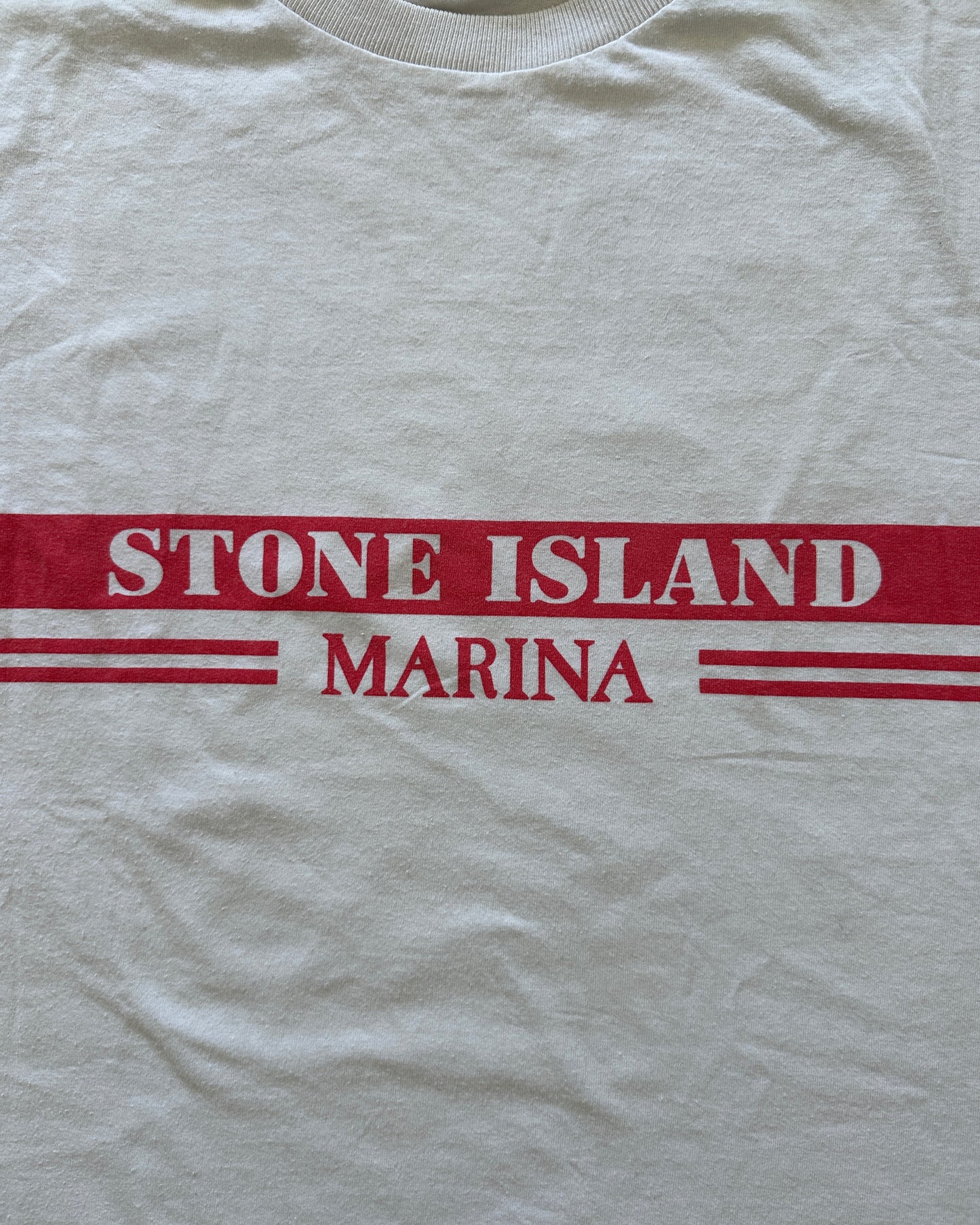 Stone Island Marina 2017 Coral Logo T-Shirt  - XXL -Made in Italy