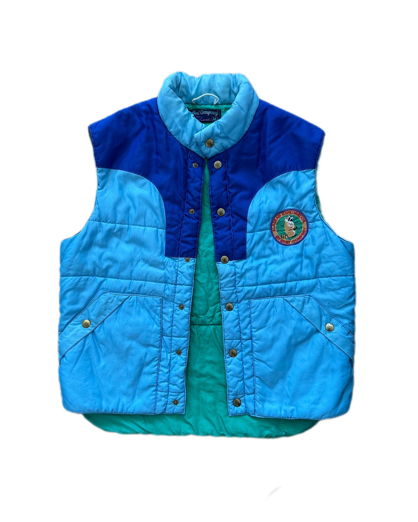 Best Company Alaskan Exploration Retro Puffer Vest - M  - Made in Italy