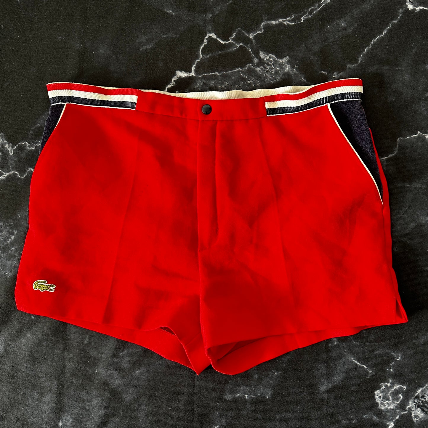 Lacoste 80s Vintage Tennis Shorts - 52 / L - Made in France