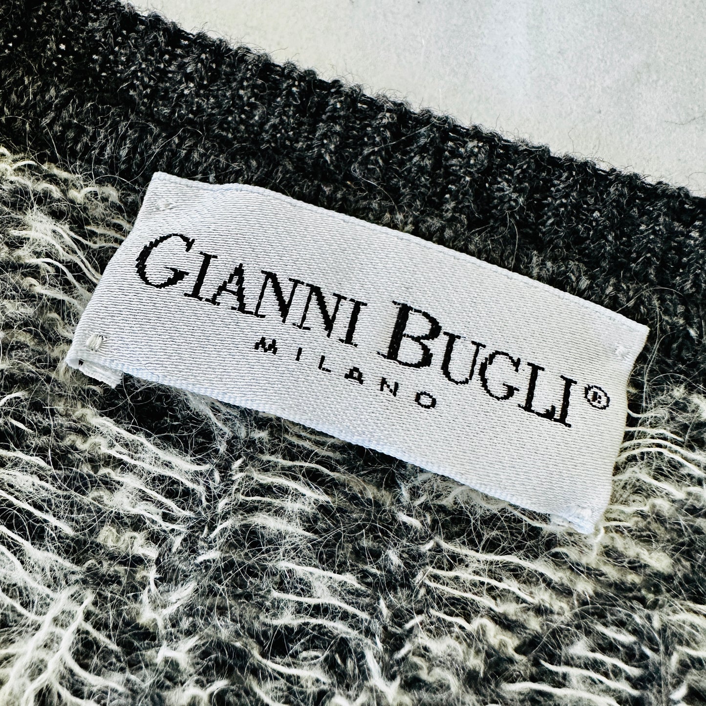 Gianni Bugli Milano Vintage Wool/Mohair Sweater - 54 / XL  - Made in Italy