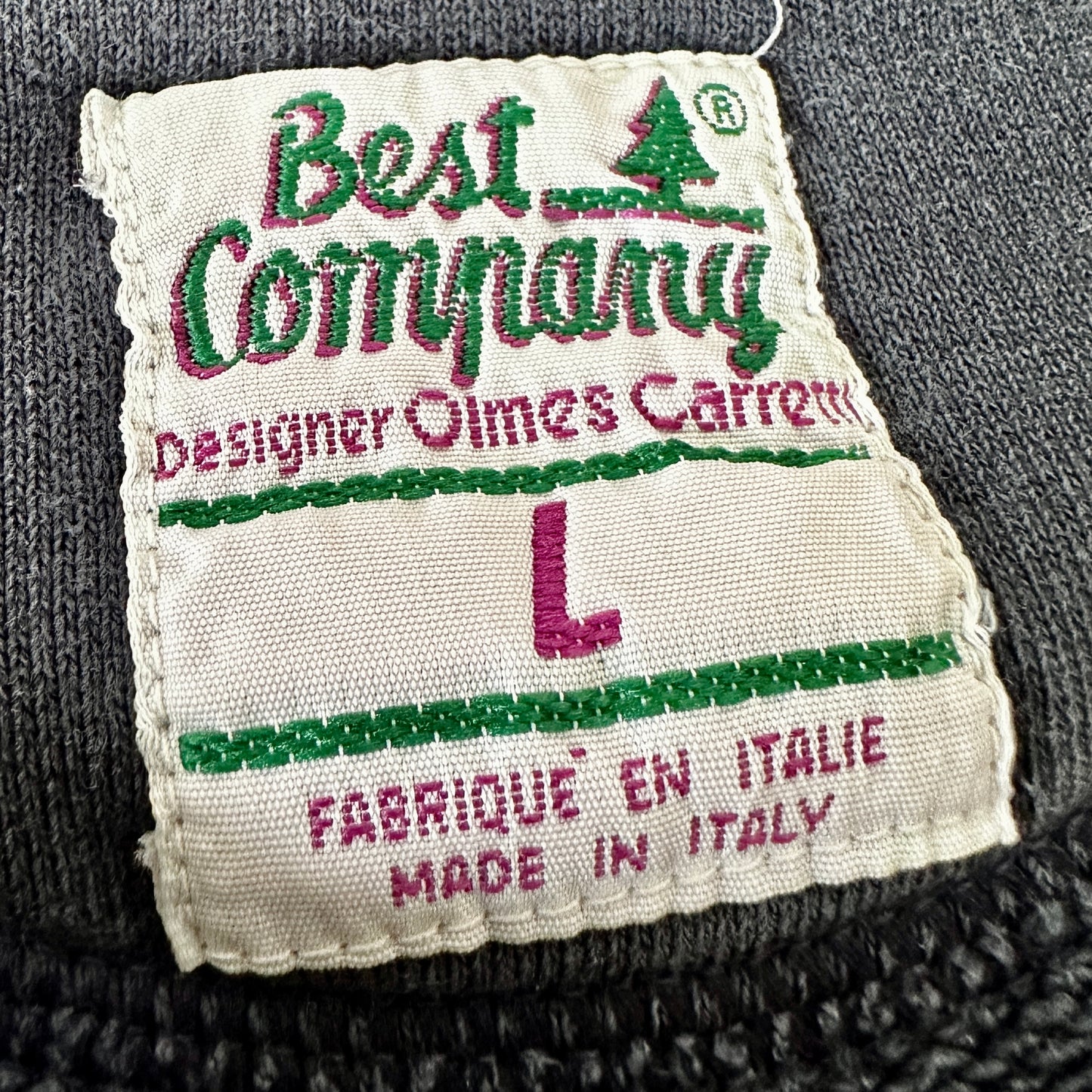 Best Company 80s Vintage Sweatshirt- L - Made in Italy