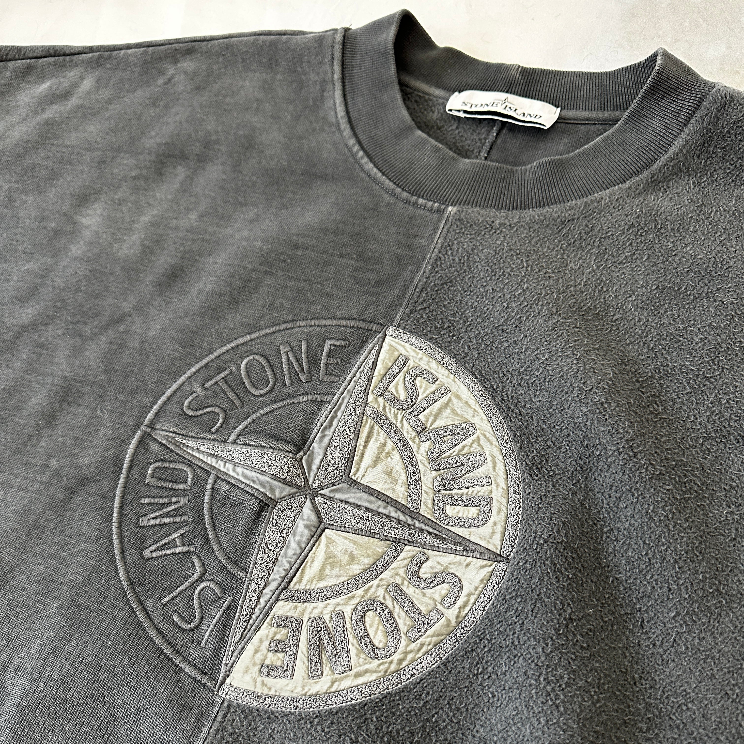 Stone island old dye clearance treatment sweatshirt