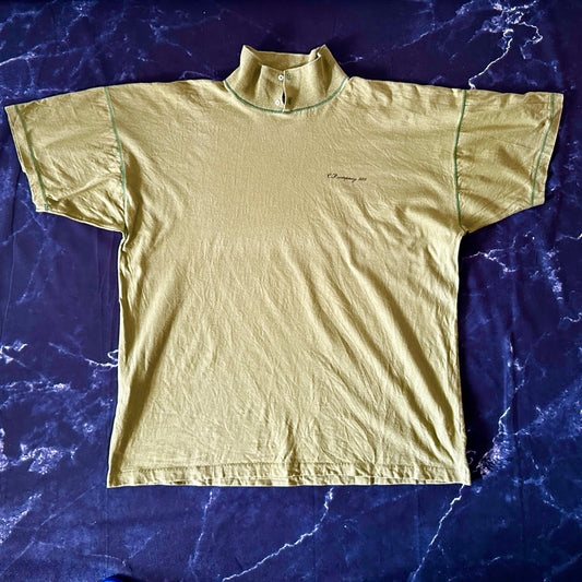 C.P. Company Vintage 1989 Massimo Osti Polo Collar T-Shirt - XXL - Made in Italy
