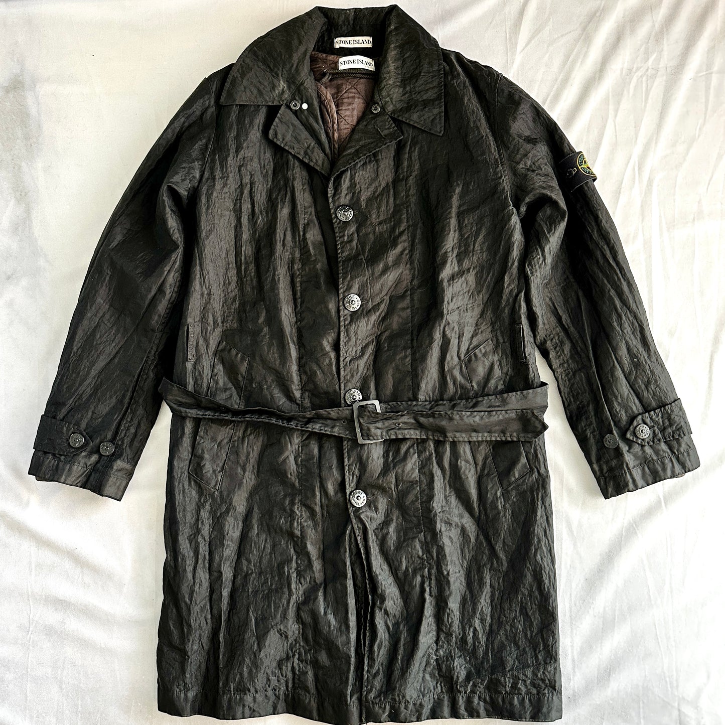 Stone Island 2002 Monofilament Coat w/ Liner - M - Made in Italy