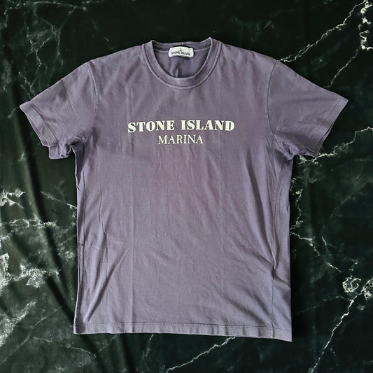 Stone Island Marina 2014 Glow in the Dark Print T-Shirt - L - Made in Italy