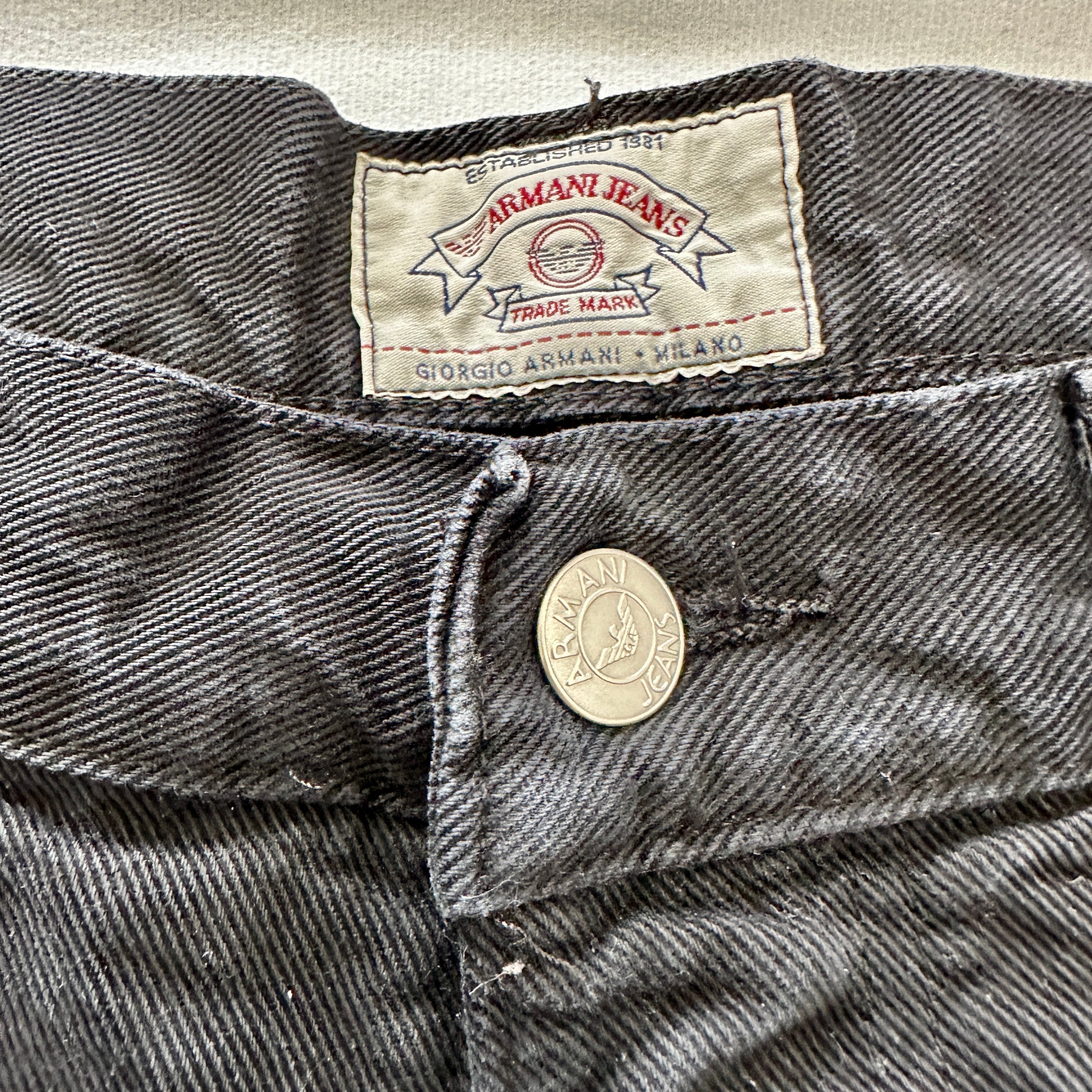 Armani Jeans Vintage 80s Pants - 36 - Made in Italy