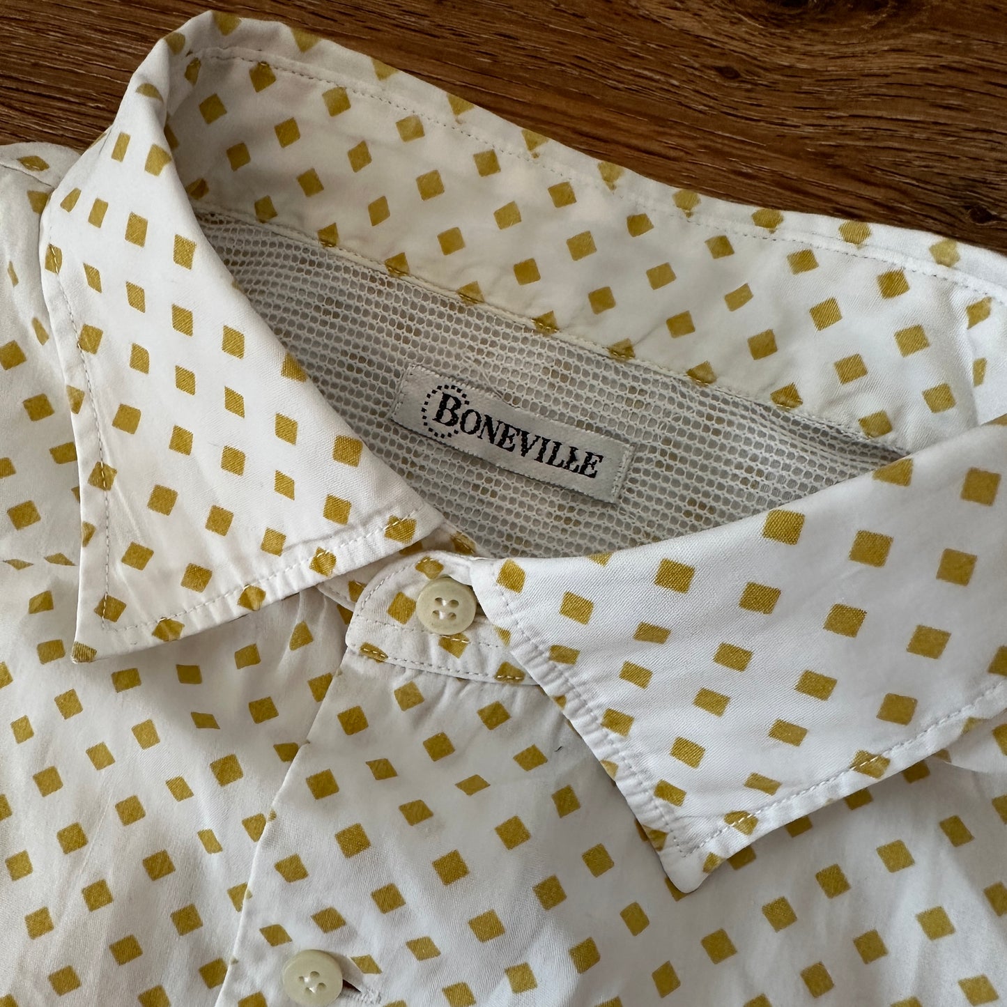 Boneville 80s Vintage Button Down Shirt - XL - Made in Italy