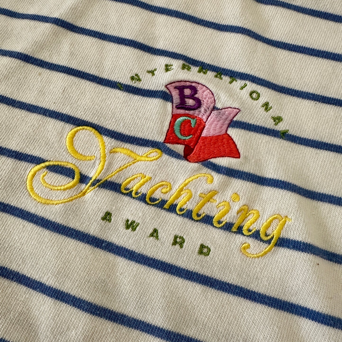Best Company Vintage Yachting Award Longsleeve  Sweatshirt - XXL - Made in Italy