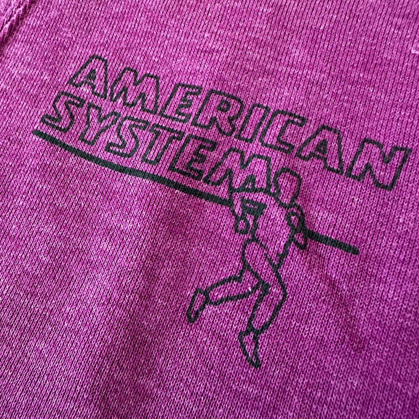 American System 80s Polo Sweatshirt - L - Made in Italy