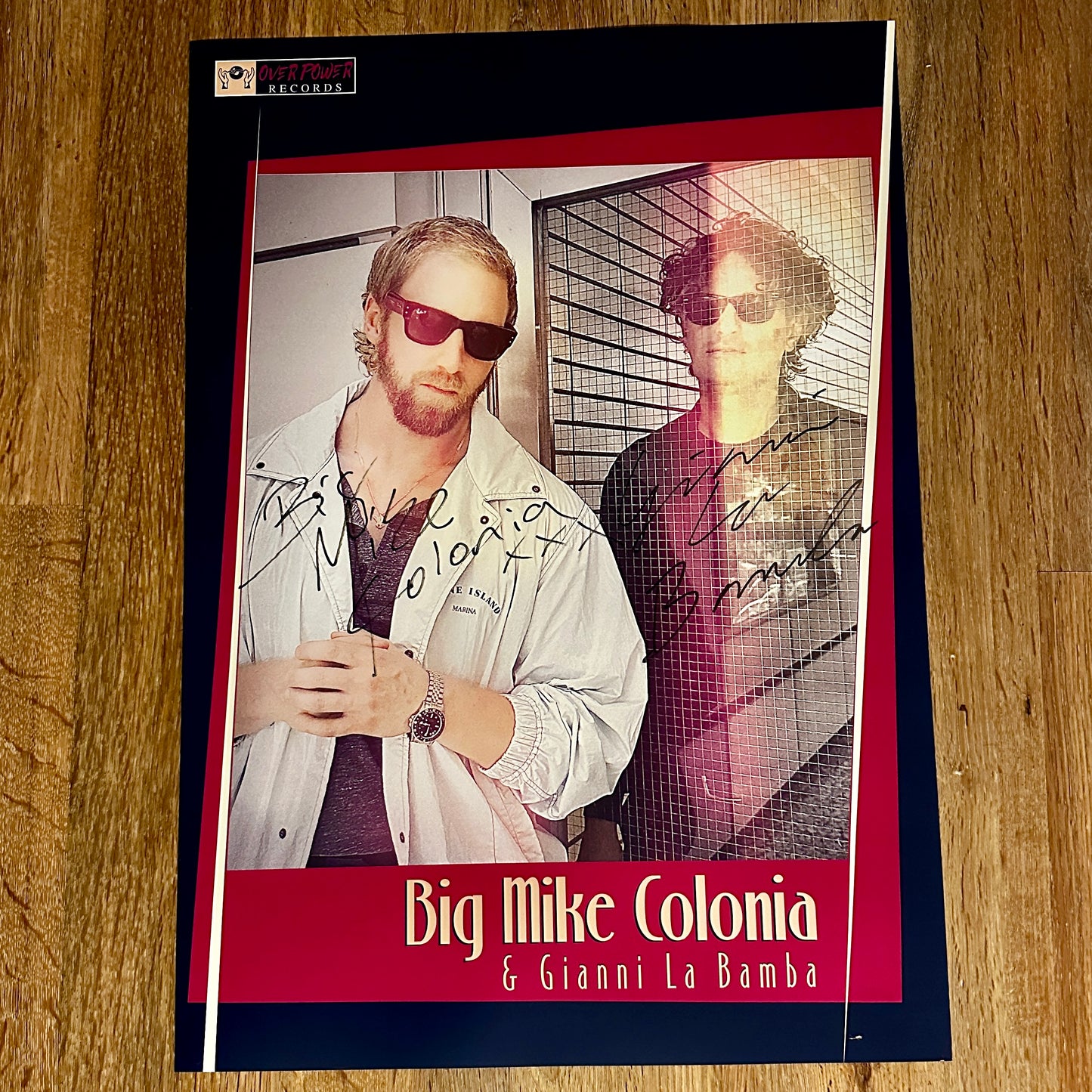 Big Mike Colonia & Gianni La Bamba - Vom Allerfeinsten / Papagallo 12'' Maxi + Signed Poster