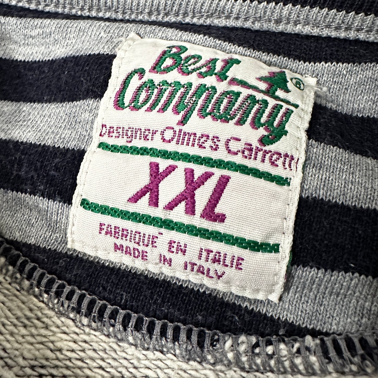 Best Company 1987 Surf Marina Sweatshirt Striped - XXL - Made in Italy
