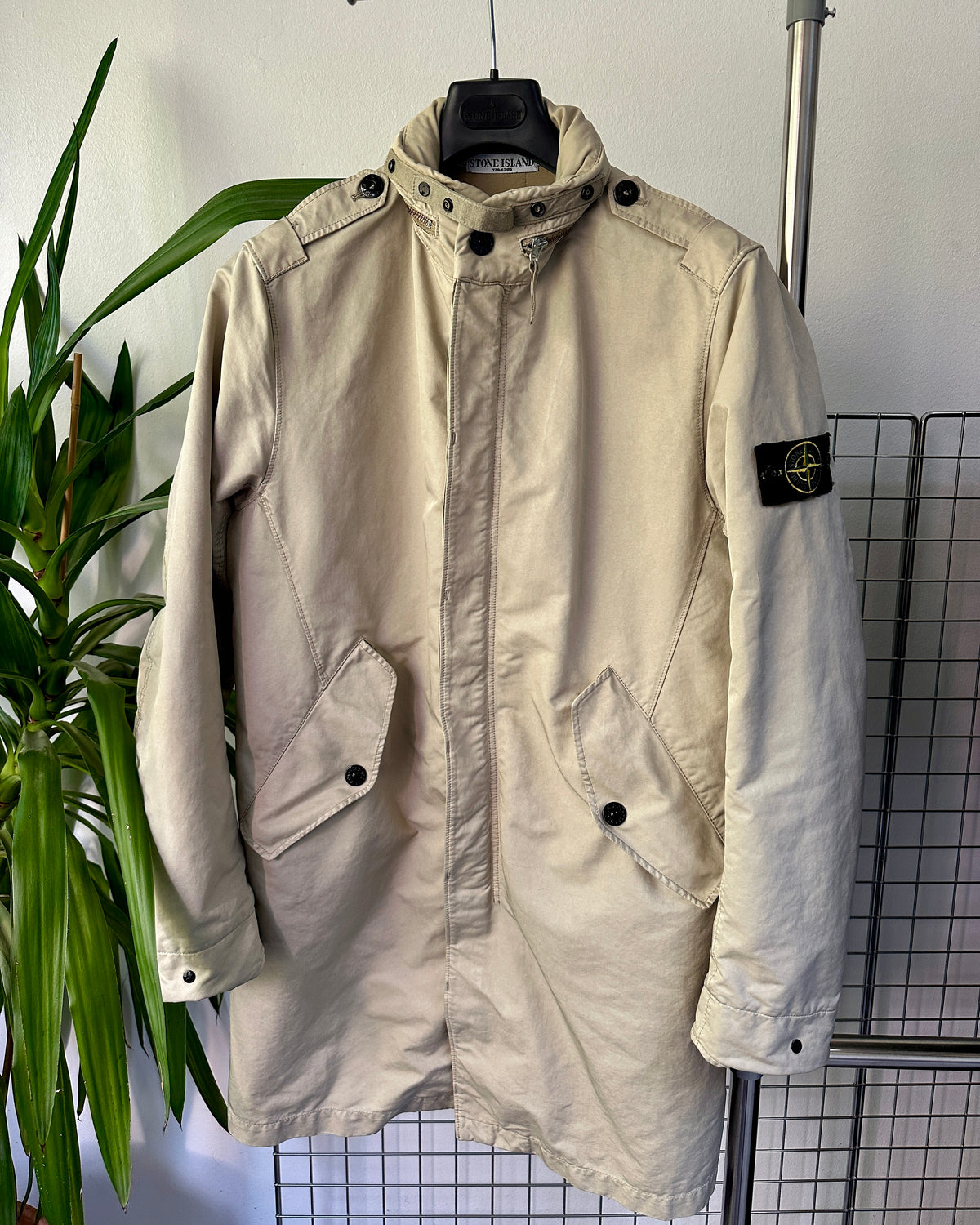 Stone Island 2009 Microfibre Parka Jacket - M