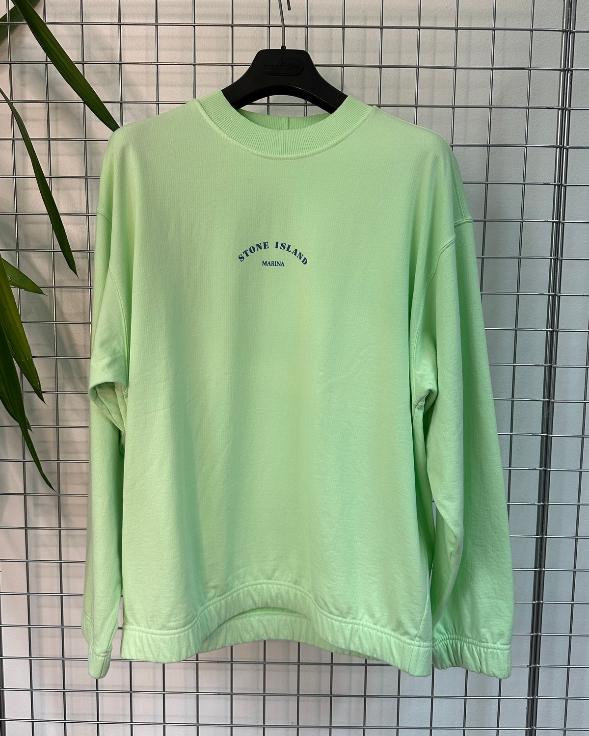 Stone Island Marina 2023 Terry Fleece Reflective Logo Sweatshirt - M - Made in Italy 