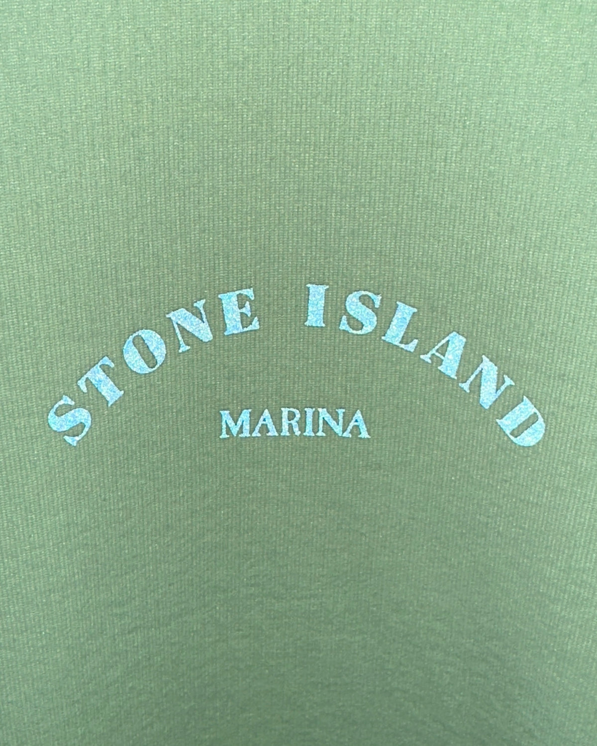 Stone Island Marina 2023 Terry Fleece Reflective Logo Sweatshirt - M - Made in Italy 