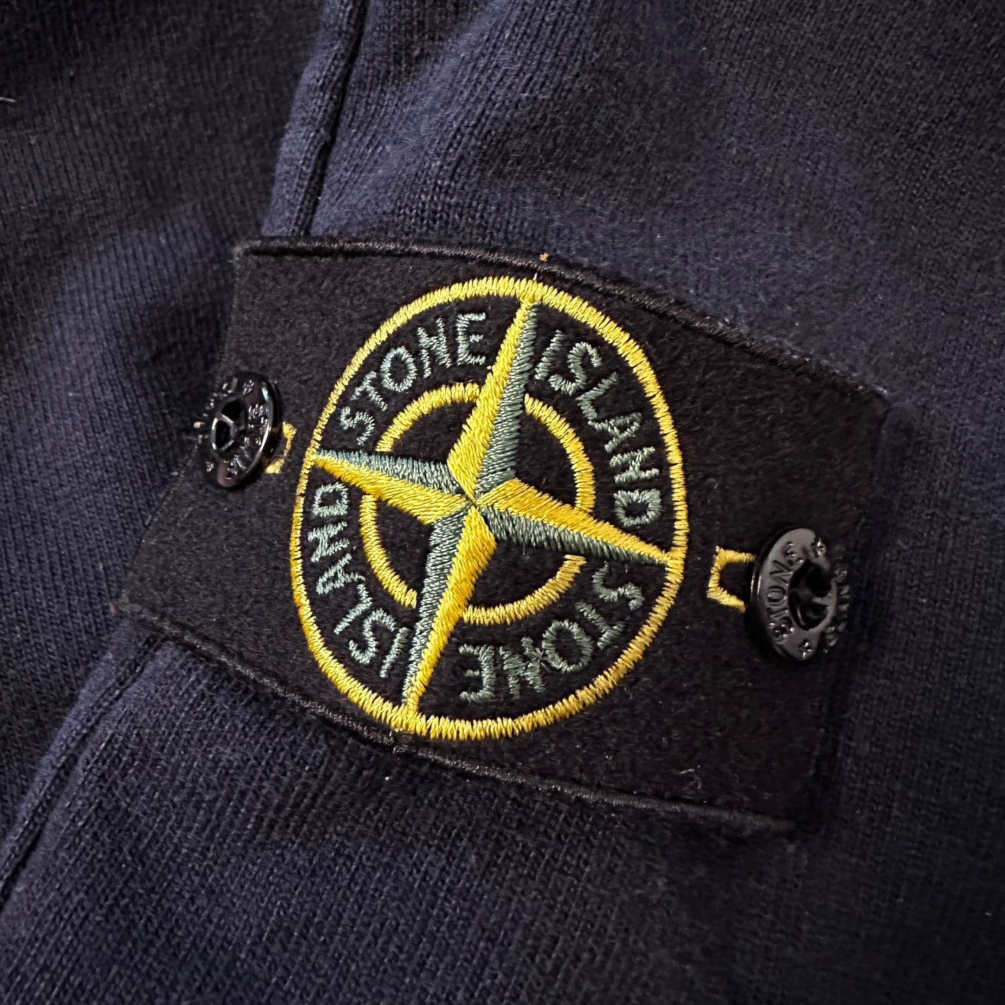 Stone Island 2014 Cotton Jersey with Nylon Pique Hoodie - XL - Made in Italy