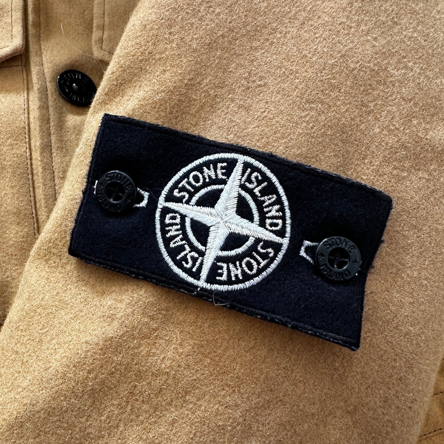 Stone Island 2014 Ice Jacket Wool Blend Down Parka - L