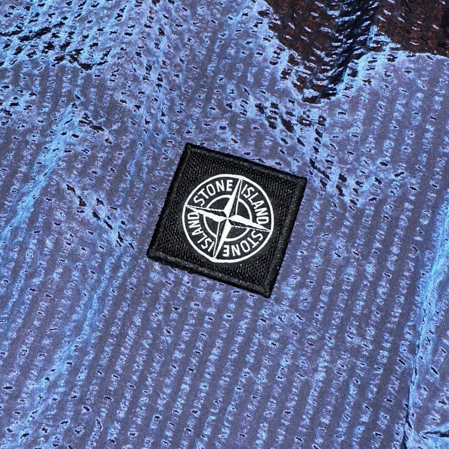 Stone Island 2020 Poly Colour Frame Overshirt Jacket Navy - 3XL