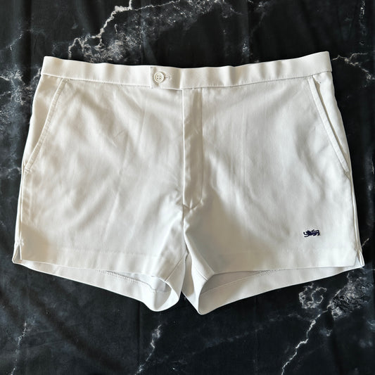 Vintage 80s Tennis Shorts - L