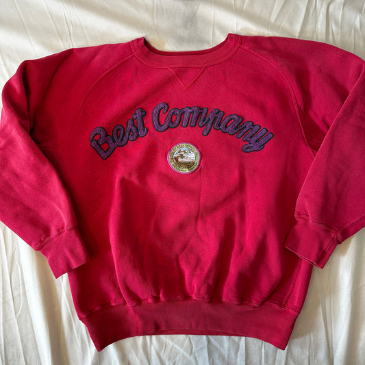 Best Company 80s Vintage "Canadian Geese" Sweatshirt- XL - Made in Italy